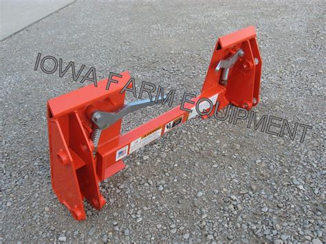 la340 pin-on bucket to skid steer quick attach adapter|kubota quick attach adapter plates.